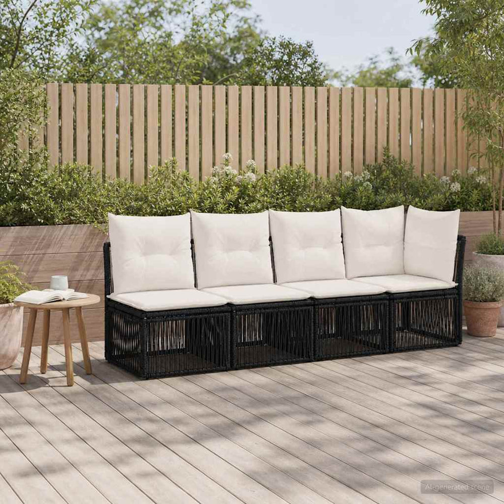 4 vietų sofa su kairiuoju porankiu 4 pcs 4-Vietų skaičius Juoda