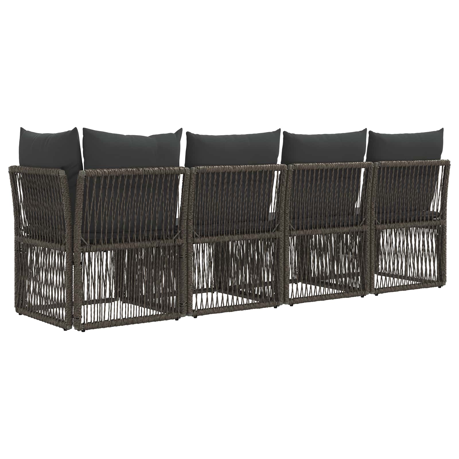 4 vietų sofa su kairiuoju porankiu 4 pcs 4-Vietų skaičius Pilka