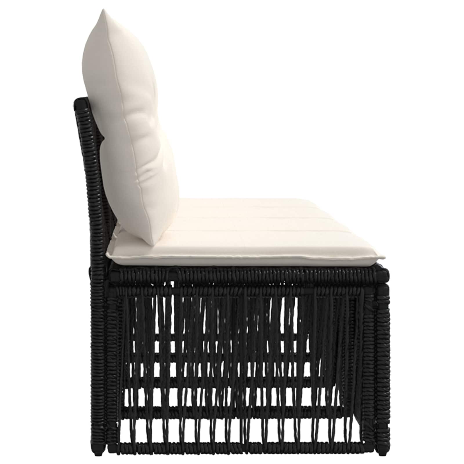 Sofa su keturiomis vietomis 4 pcs 4-Vietų skaičius Juoda