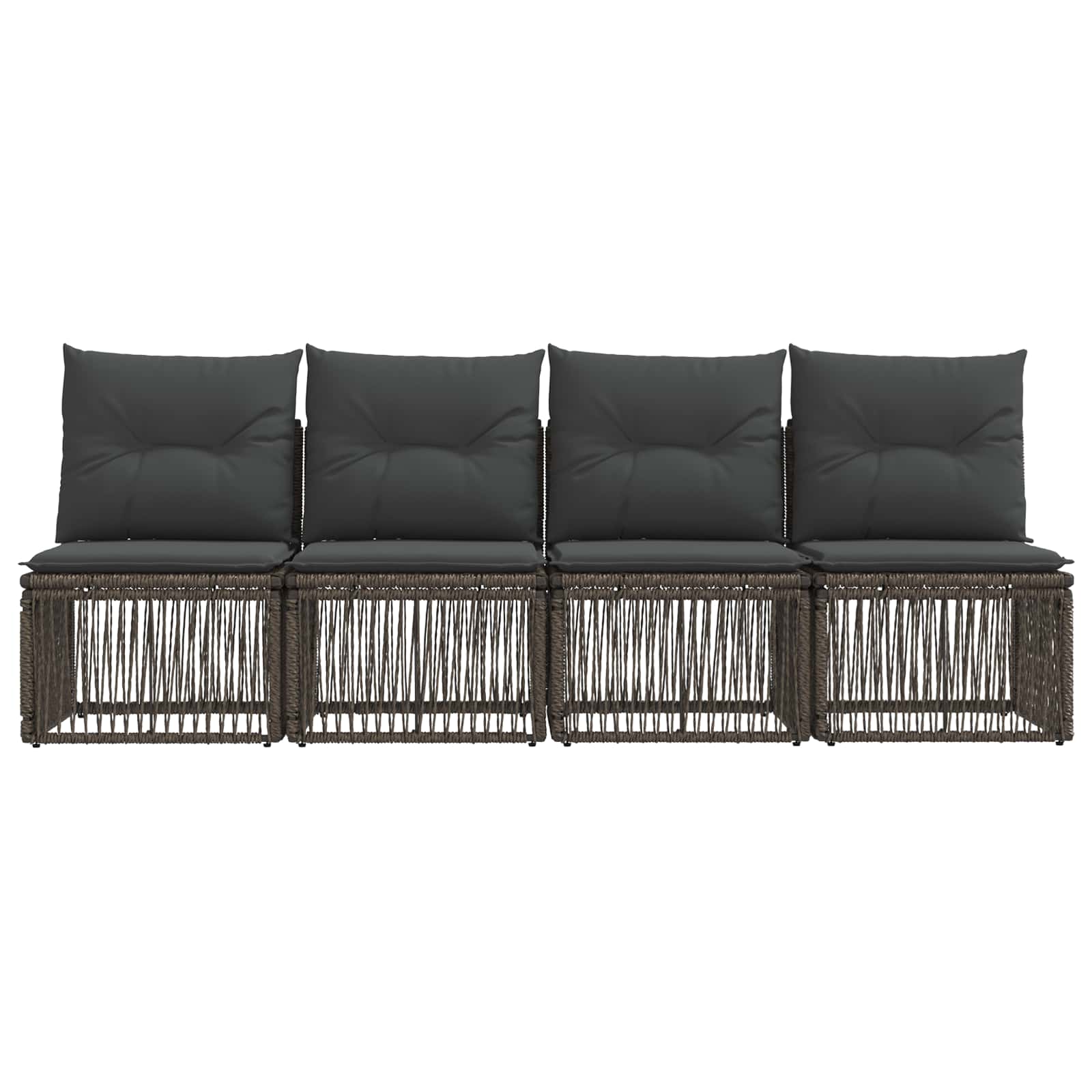 Sofa su keturiomis vietomis 4 pcs 4-Vietų skaičius Pilka