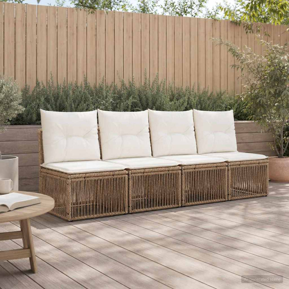 Sofa su keturiomis vietomis 4 pcs 4-Vietų skaičius Smėlio