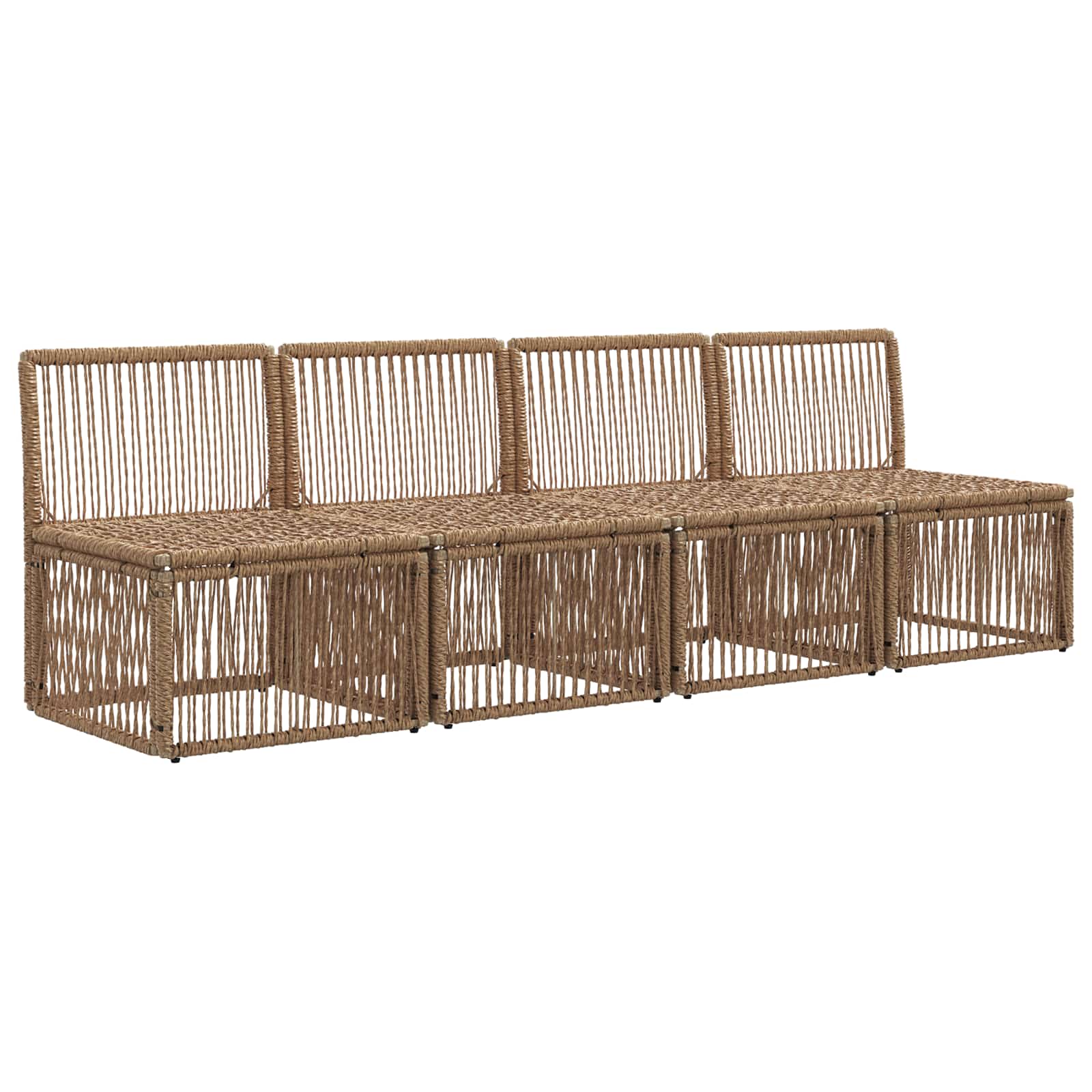 Sofa su keturiomis vietomis 4 pcs 4-Vietų skaičius Smėlio