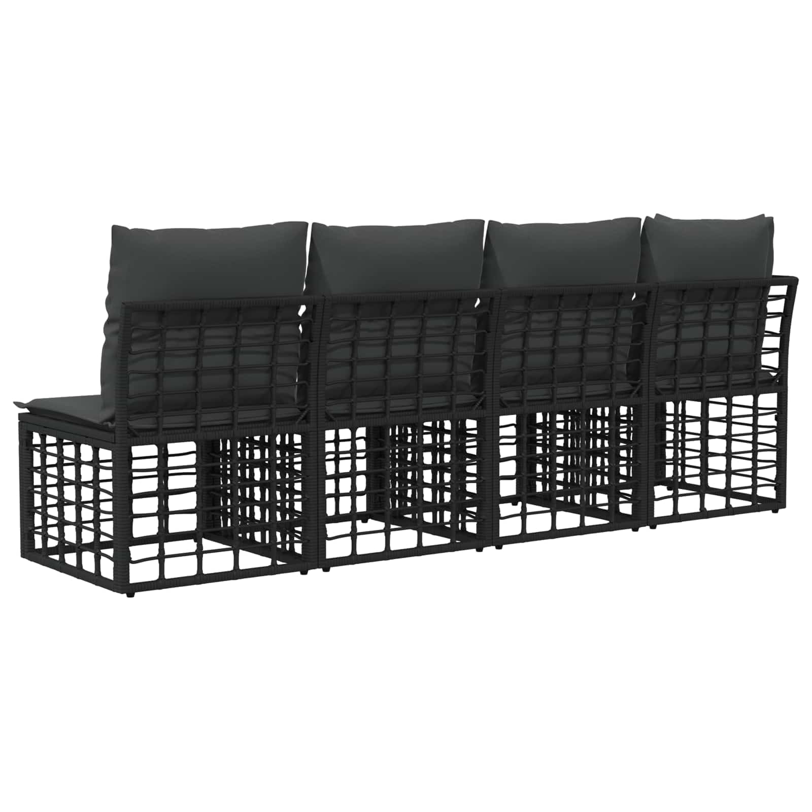 4 sėdimų vietų sodo sofa su kaire ranka 4 pcs 4-Vietų skaičius