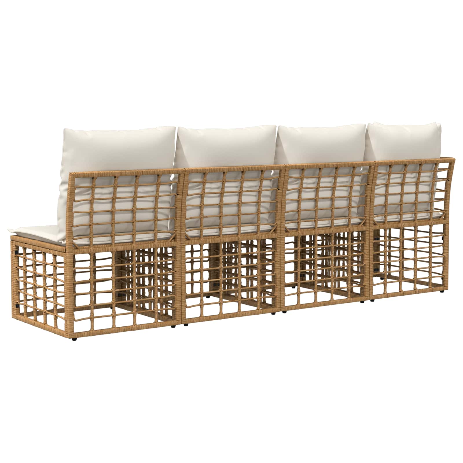 4 sėdimų vietų sodo sofa su kaire ranka 4 pcs 4-Vietų skaičius