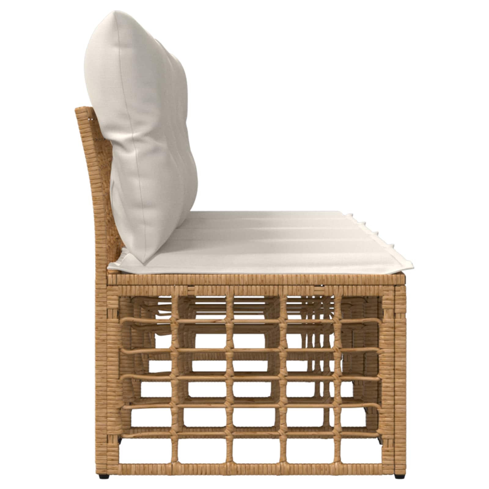 4 sėdimų vietų sodo sofa be rankų 4 pcs 4-Vietų skaičius