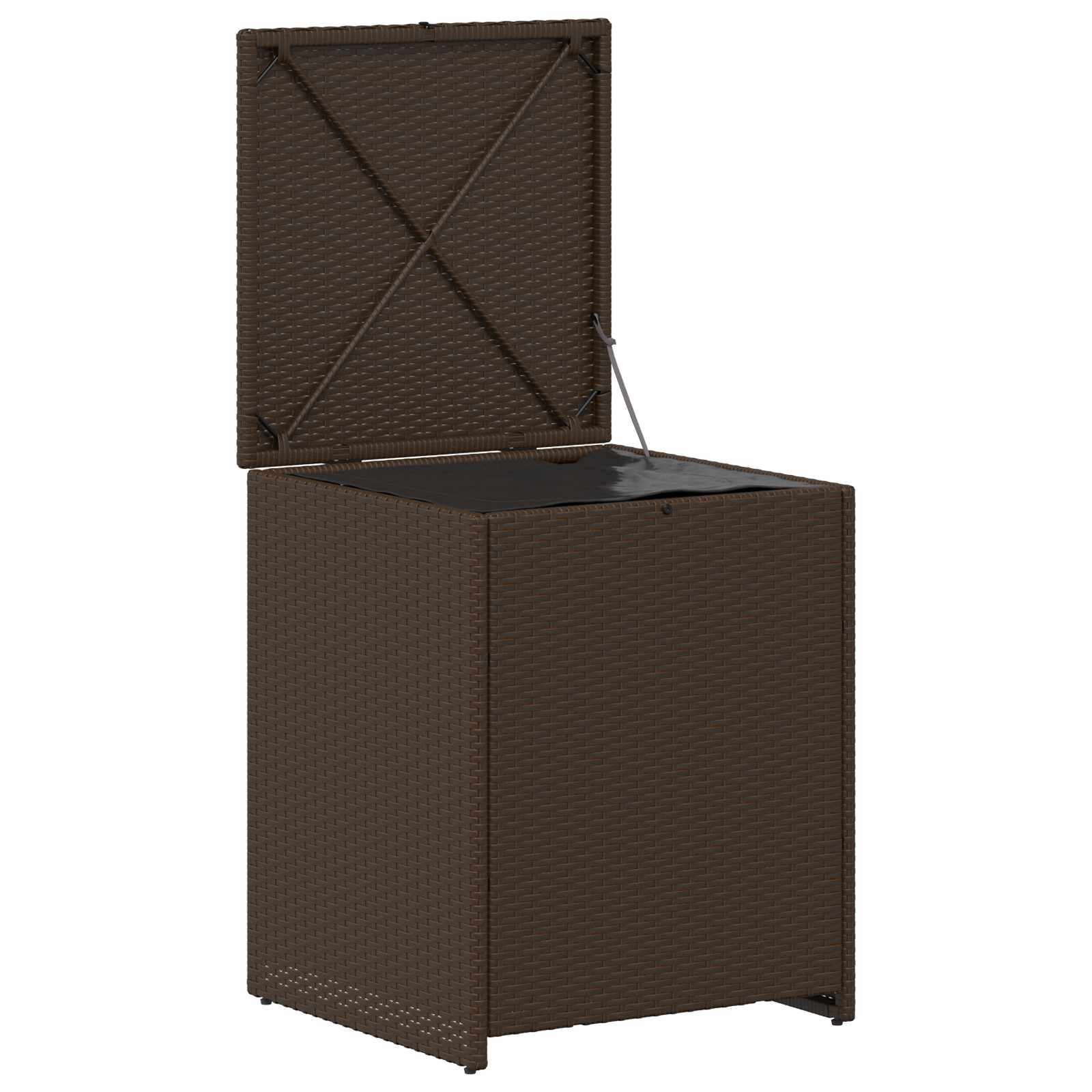Spilvenu kaste 55 x 55 x 69 cm tērauds