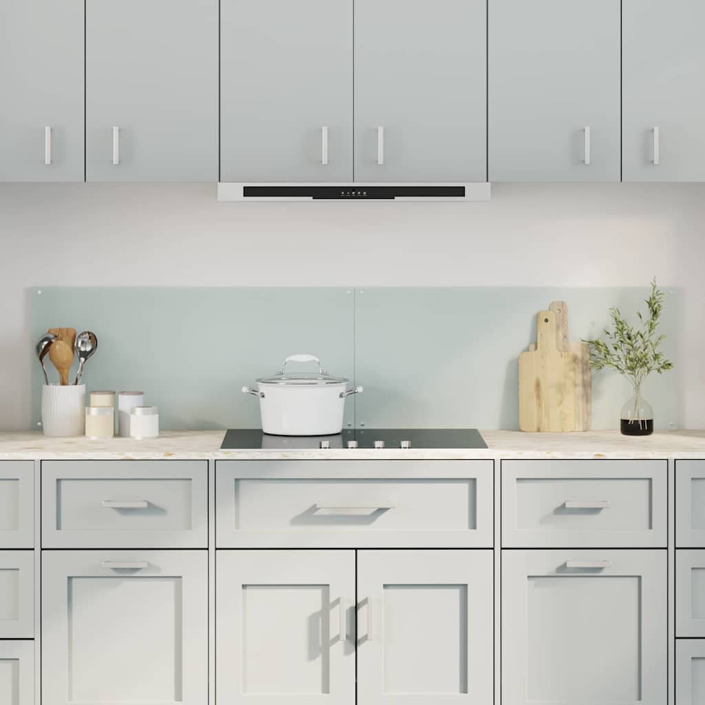 Kitchen back panel 2 pcs White 90 x 40 cm