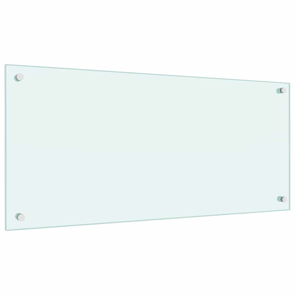 Kitchen back panel 2 pcs White 90 x 40 cm
