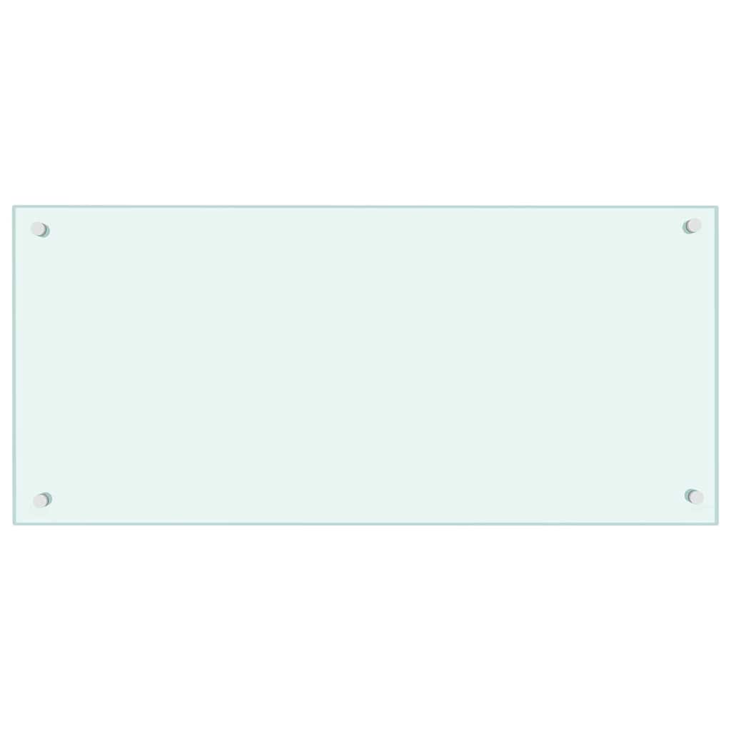 Kitchen back panel 2 pcs White 90 x 40 cm