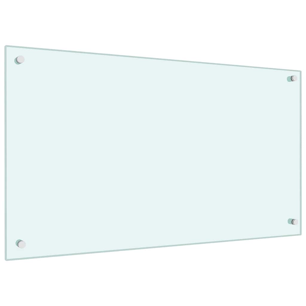 Virtuvės užpakalinė plokštė 2 pcs Balta 90 x 50 cm