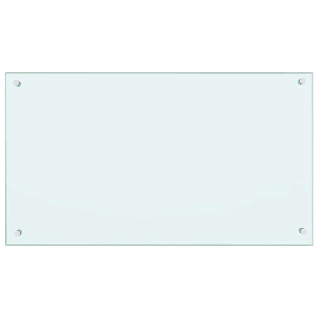 Virtuvės užpakalinė plokštė 2 pcs Balta 90 x 50 cm