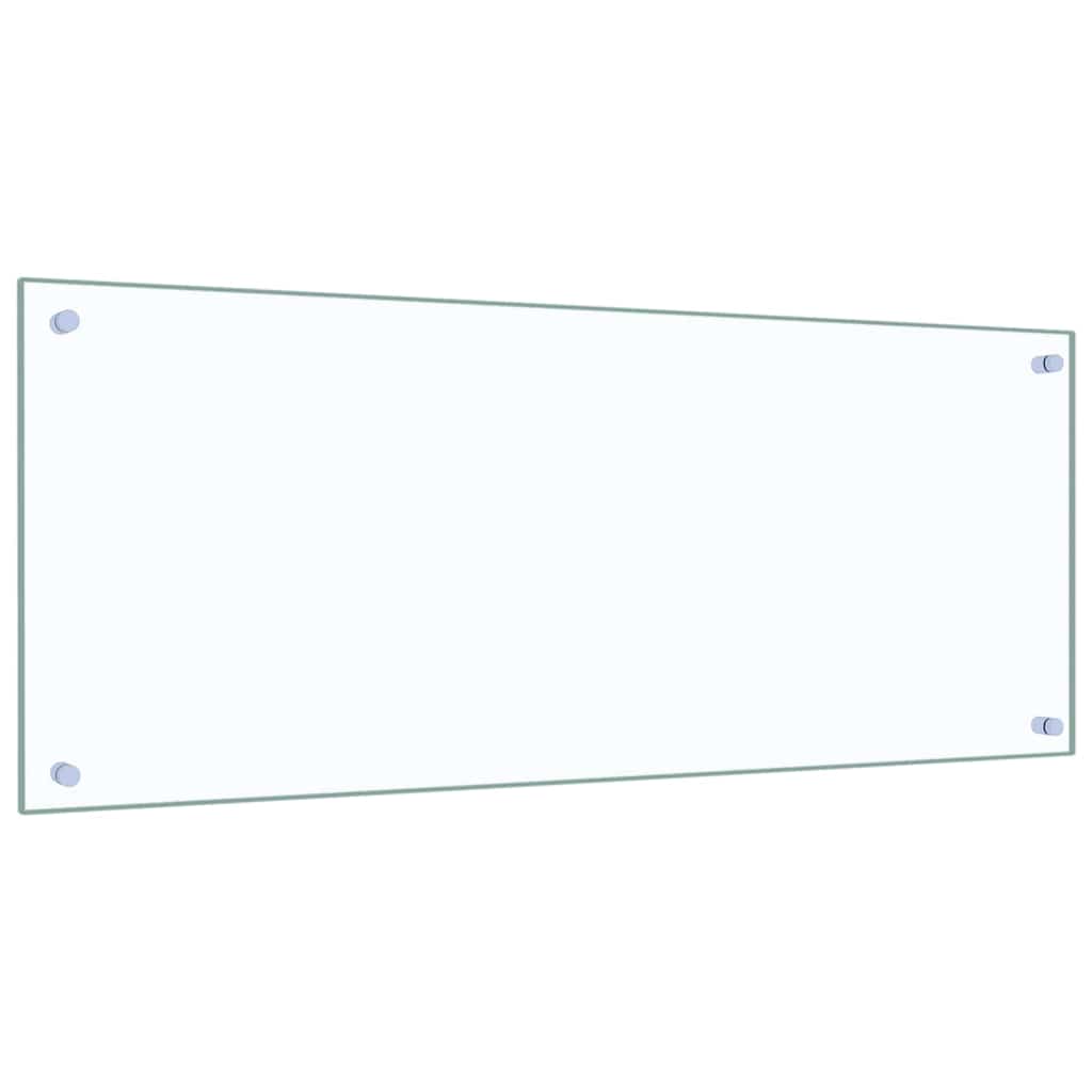 Virtuvės užpakalinė plokštė 2 pcs Skaidrus 100 x 40 cm
