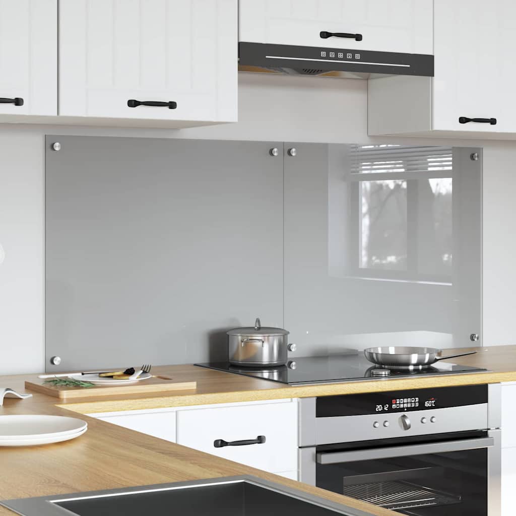 Virtuvės atbraila 2 pcs Šviesiai pilka 70 x 60 cm