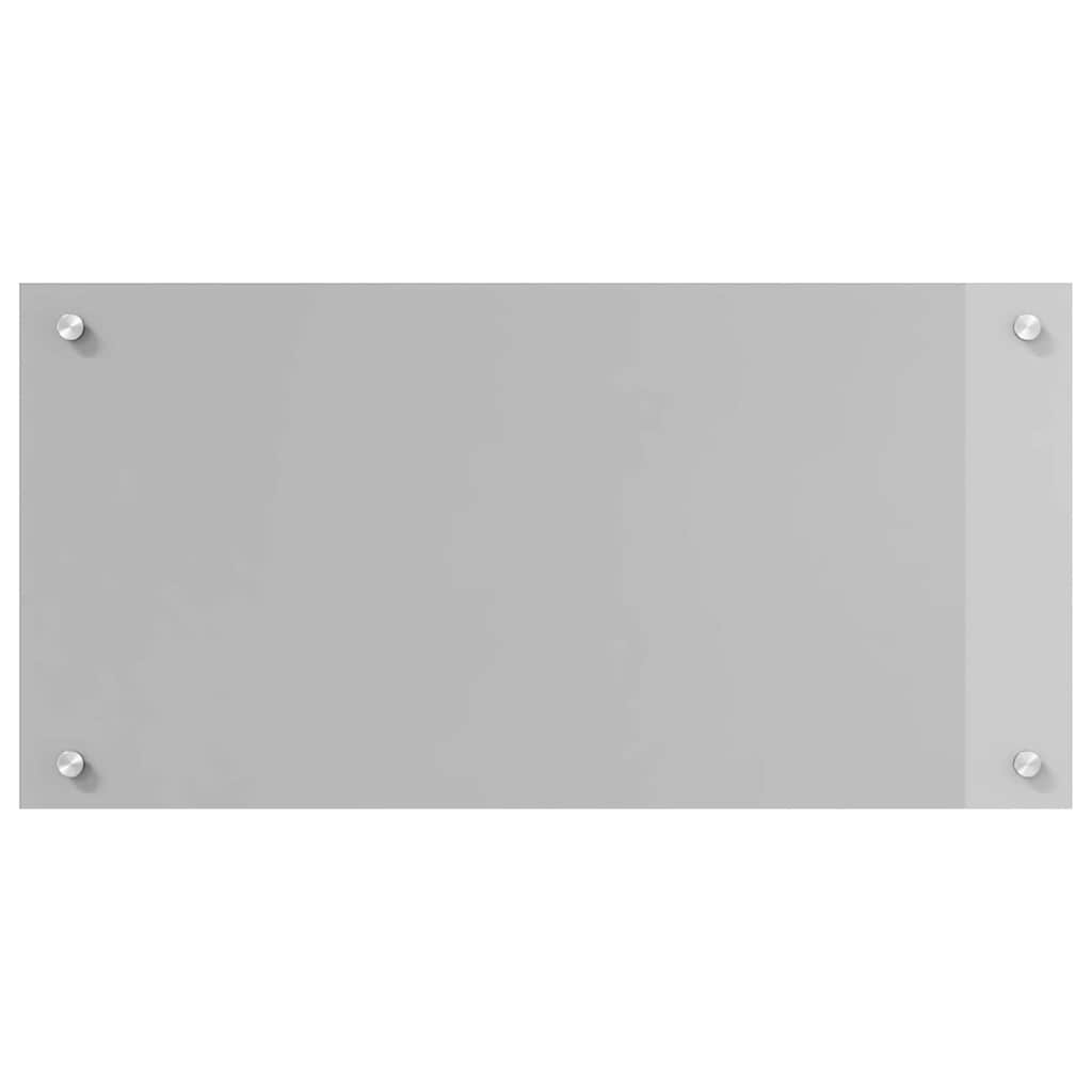 Virtuvės užpakalinė plokštė 2 pcs Šviesiai pilka 80 x 40 cm