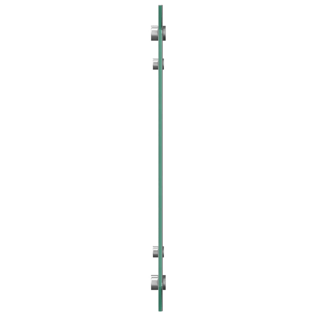 Virtuvės užpakalinė plokštė 2 pcs Šviesiai pilka 80 x 40 cm
