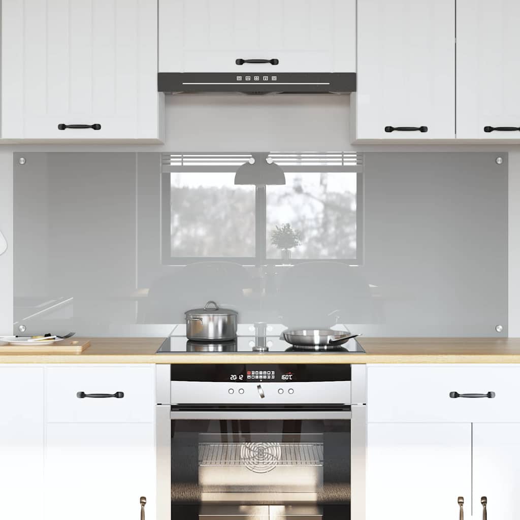 Virtuvės atbraila 2 pcs Šviesiai pilka 80 x 60 cm