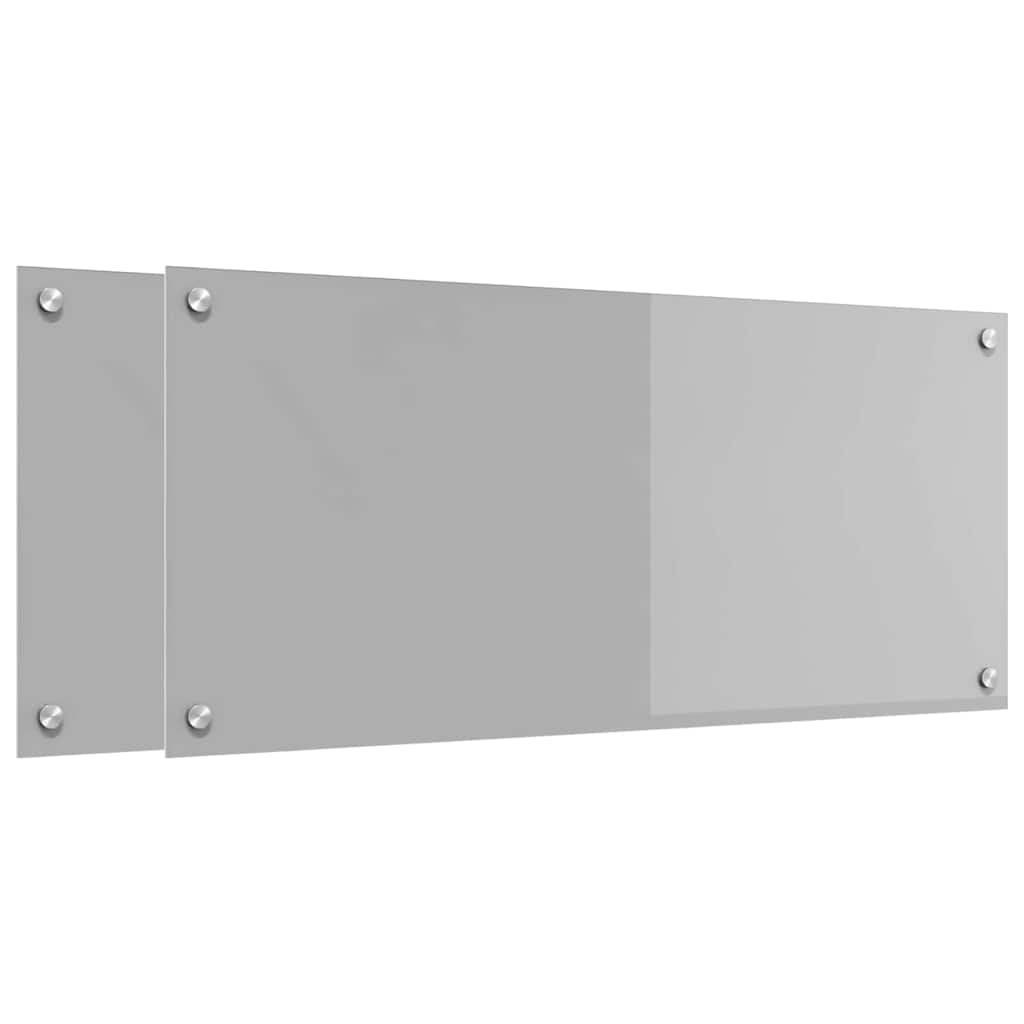 Virtuvės atbraila 2 pcs Šviesiai pilka 90 x 40 cm