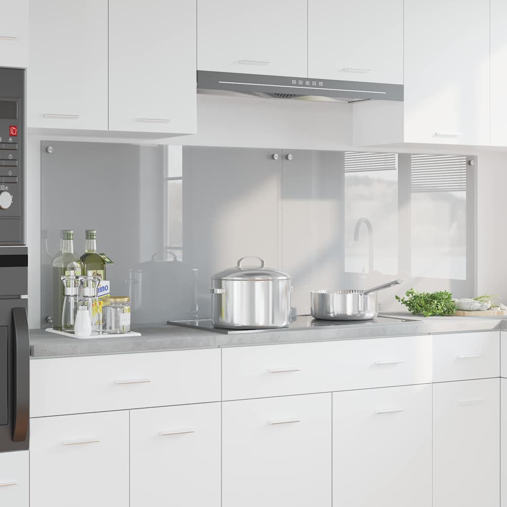 Virtuvės atbraila 2 pcs Šviesiai pilka 90 x 60 cm