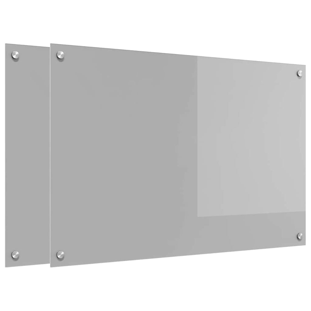 Virtuvės atbraila 2 pcs Šviesiai pilka 90 x 60 cm