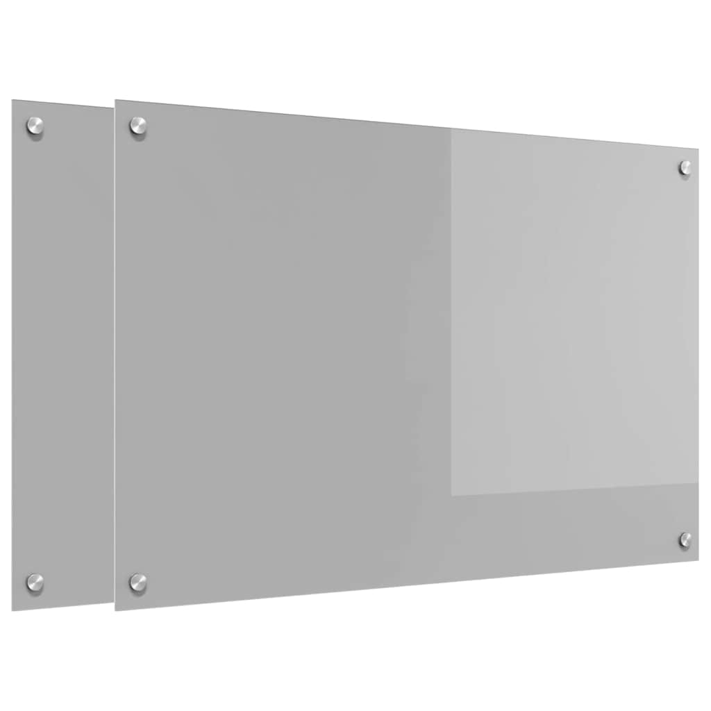 Virtuvės atbraila 2 pcs Šviesiai pilka 90 x 60 cm