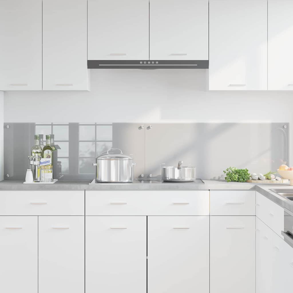 Virtuvės atbraila 2 pcs Šviesiai pilka 100 x 40 cm