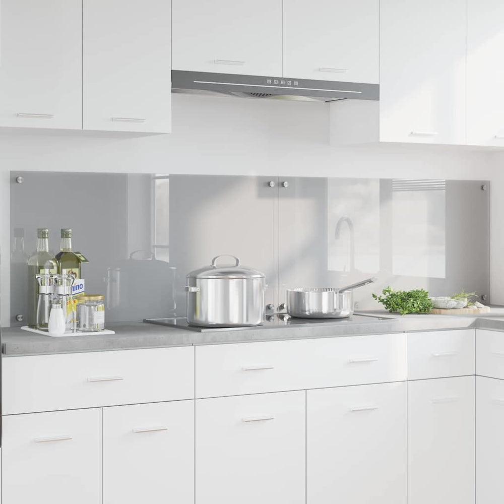 Virtuvės atbraila 2 pcs Šviesiai pilka 100 x 50 cm