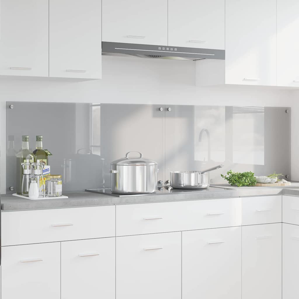 Virtuvės atbraila 2 pcs Šviesiai pilka 100 x 50 cm