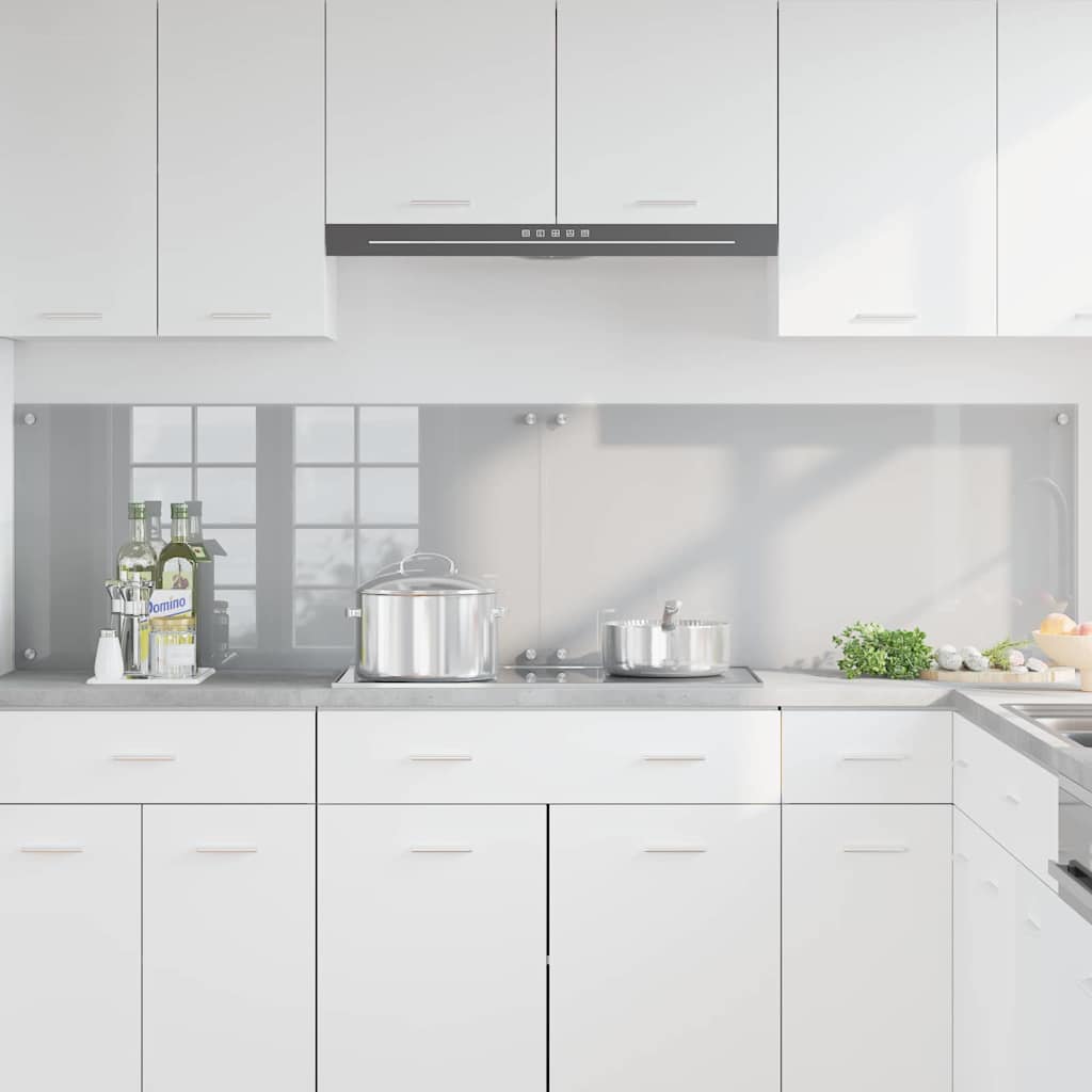 Virtuvės atbraila 2 pcs Šviesiai pilka 100 x 50 cm
