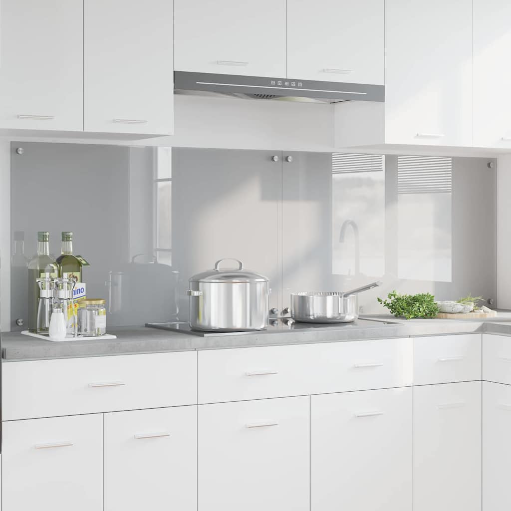 Virtuvės atbraila 2 pcs Šviesiai pilka 100 x 60 cm
