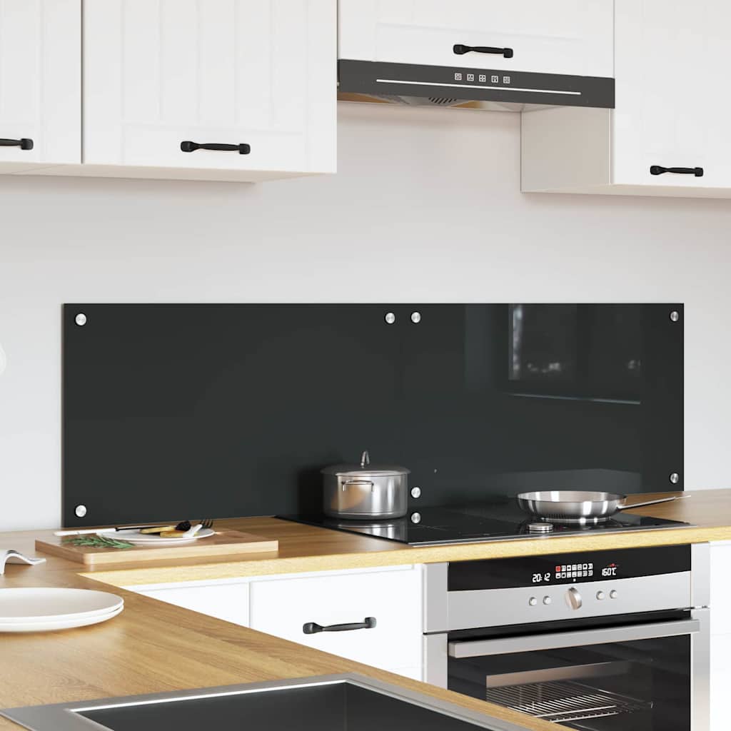 Virtuvės atbraila 2 pcs Tamsiai pilka 70 x 40 cm
