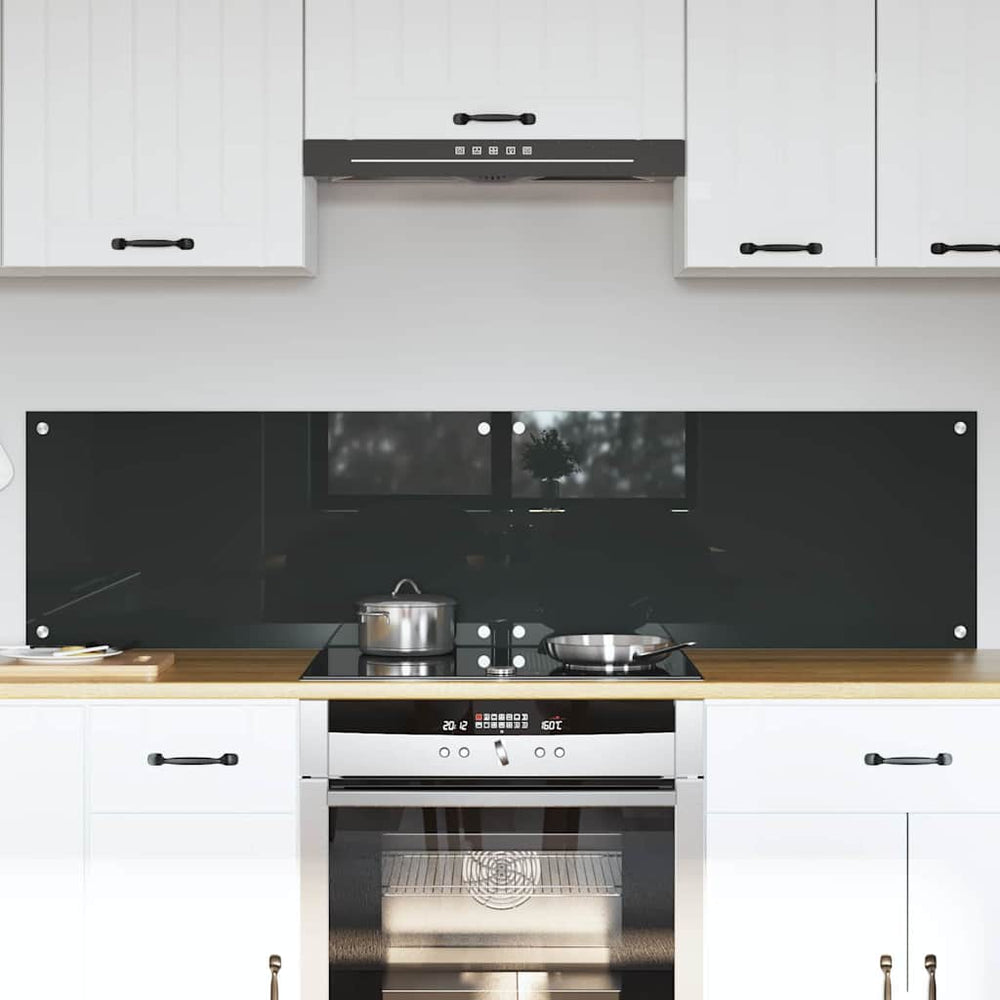Virtuvės atbraila 2 pcs Tamsiai pilka 80 x 40 cm