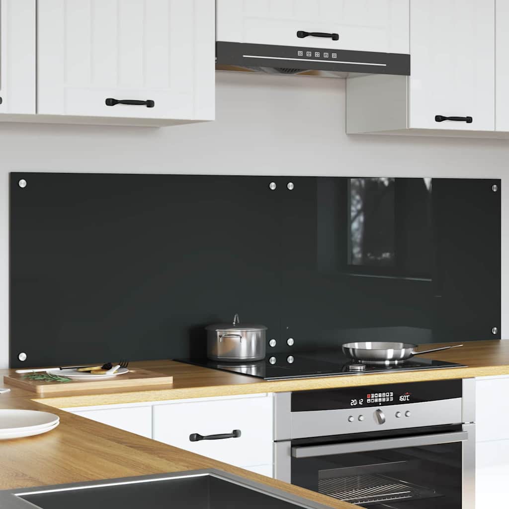 Virtuvės atbraila 2 pcs Tamsiai pilka 80 x 50 cm