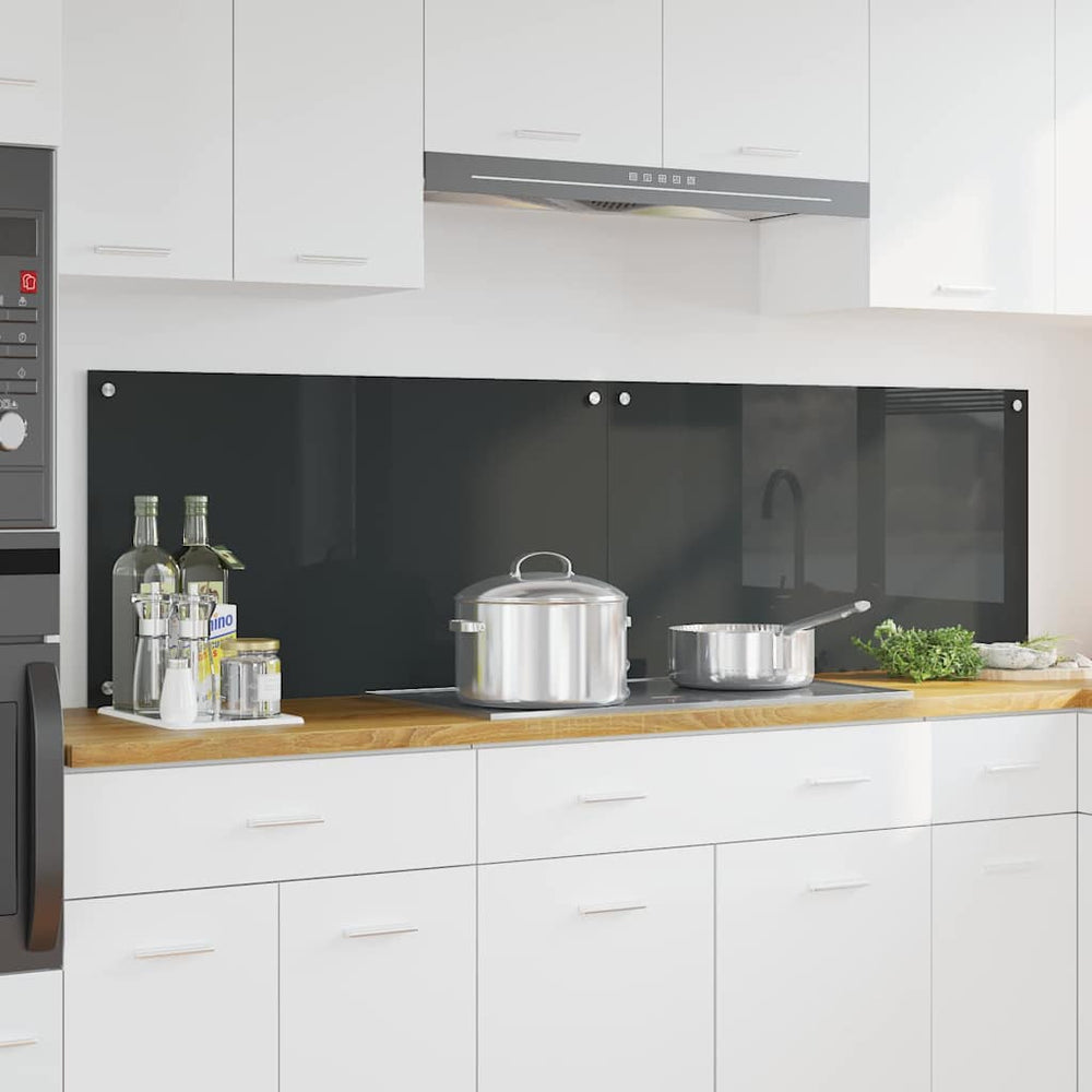 Virtuvės atbraila 2 pcs Tamsiai pilka 90 x 50 cm