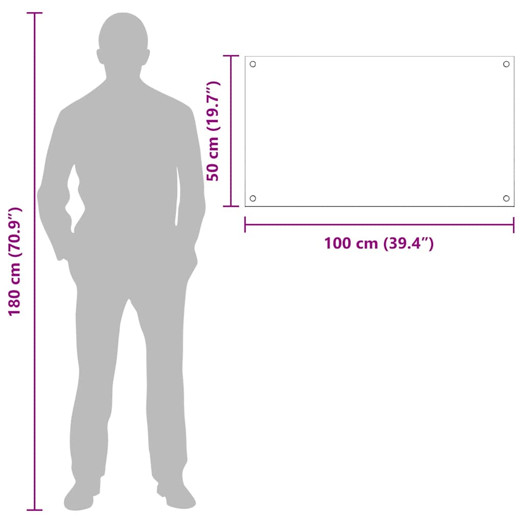 Virtuvės užpakalinė plokštė 2 pcs Tamsiai pilka 100 x 50 cm