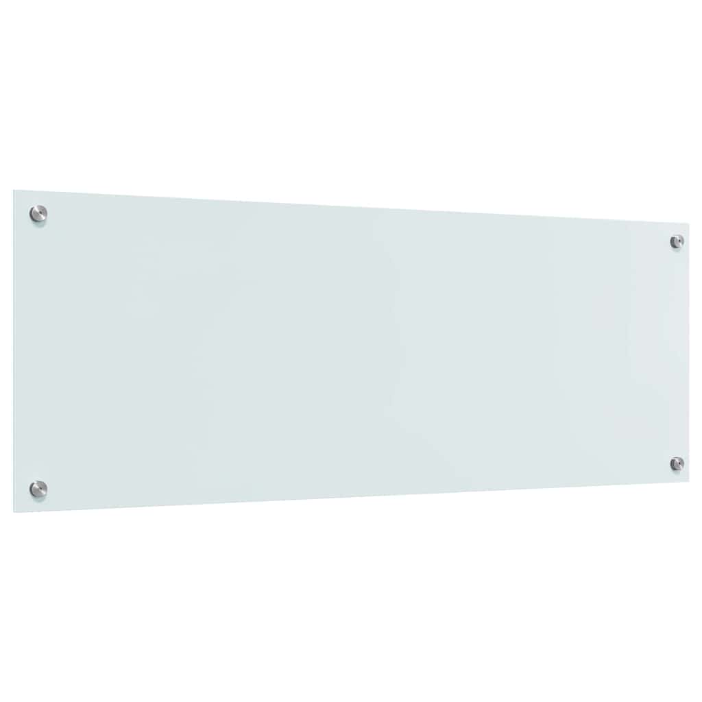 Virtuvės užpakalinė plokštė 2 pcs Balta 110 x 40 cm