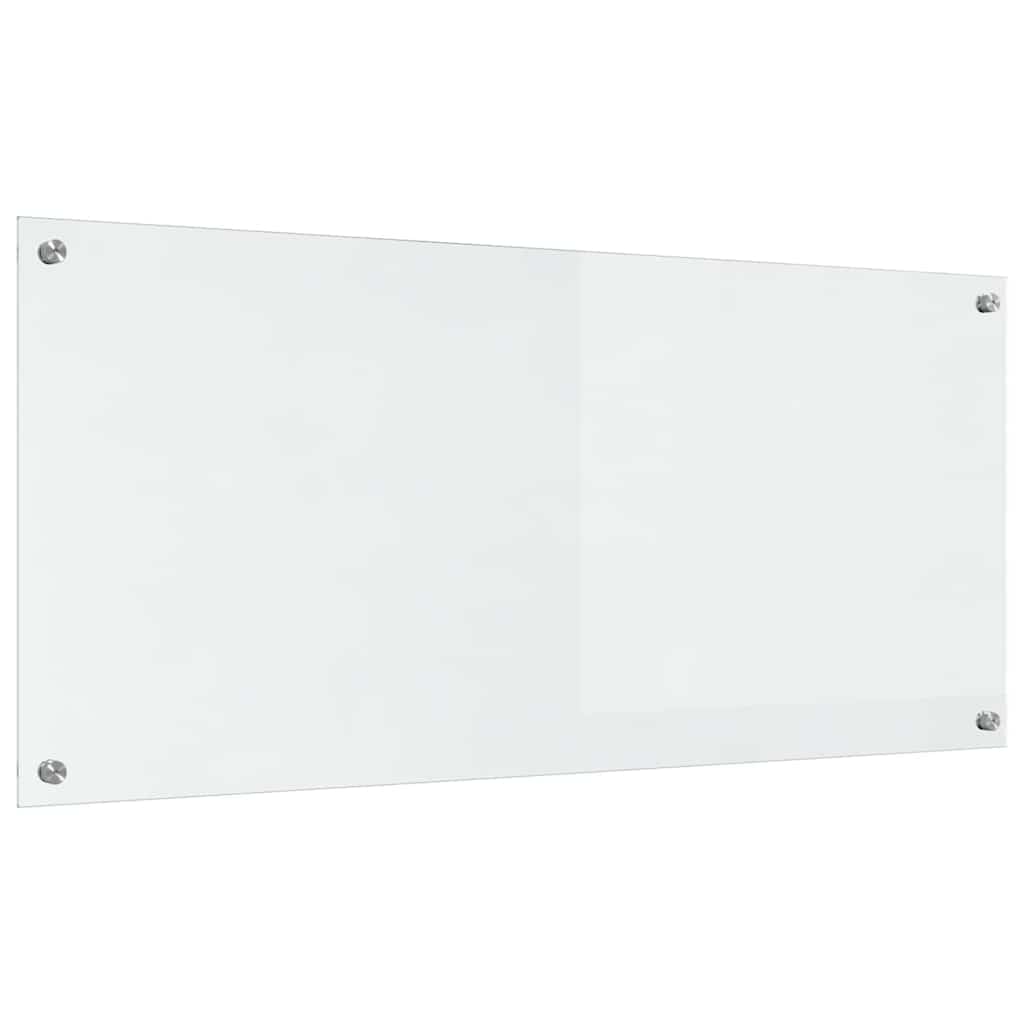 Virtuvės atbraila 2 pcs Skaidrus 110 x 50 cm grūdintas stiklas