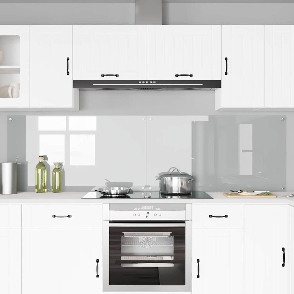 Virtuvės atbraila 2 pcs Skaidrus 110 x 60 cm grūdintas stiklas