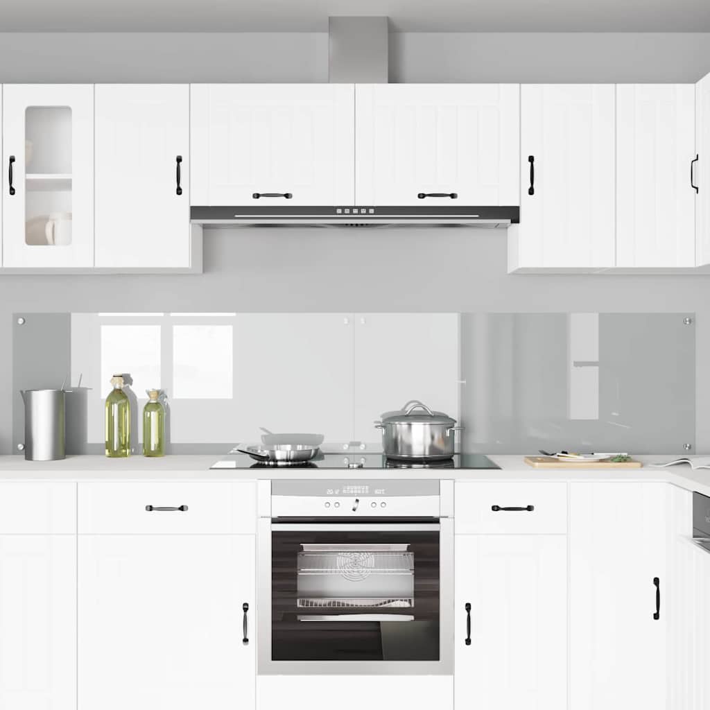 Virtuvės atbraila 2 pcs Skaidrus 120 x 50 cm grūdintas stiklas