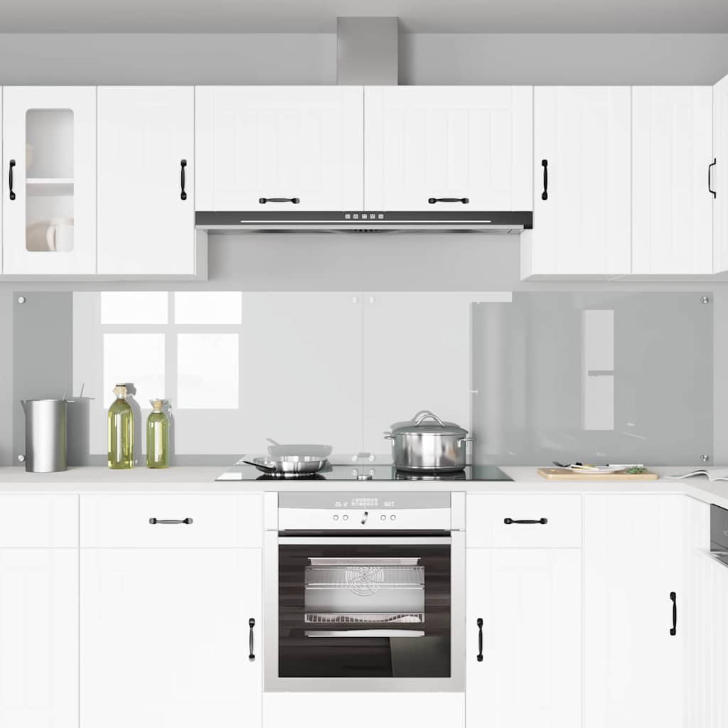 Virtuvės atbraila 2 pcs Skaidrus 120 x 60 cm grūdintas stiklas