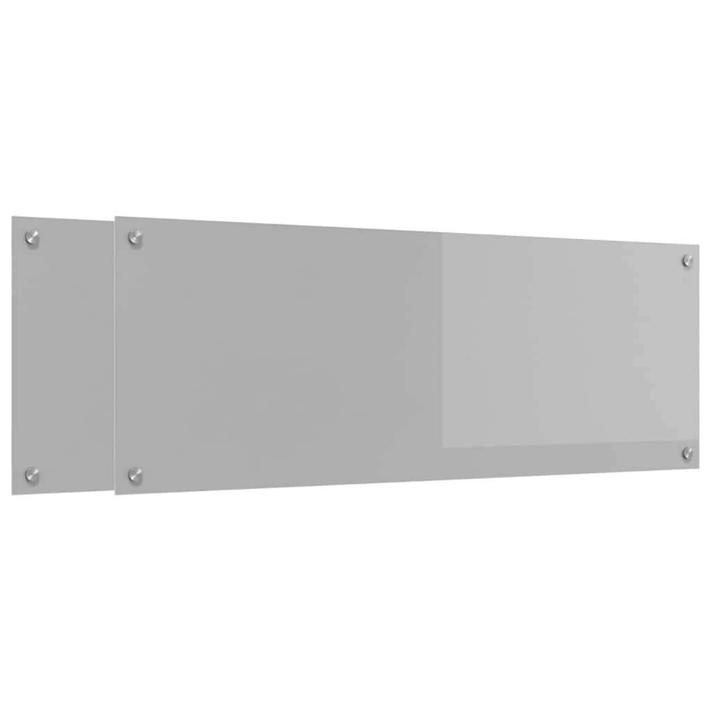 Virtuvės atbraila 2 vnt. Šviesiai pilka 110 x 40 cm
