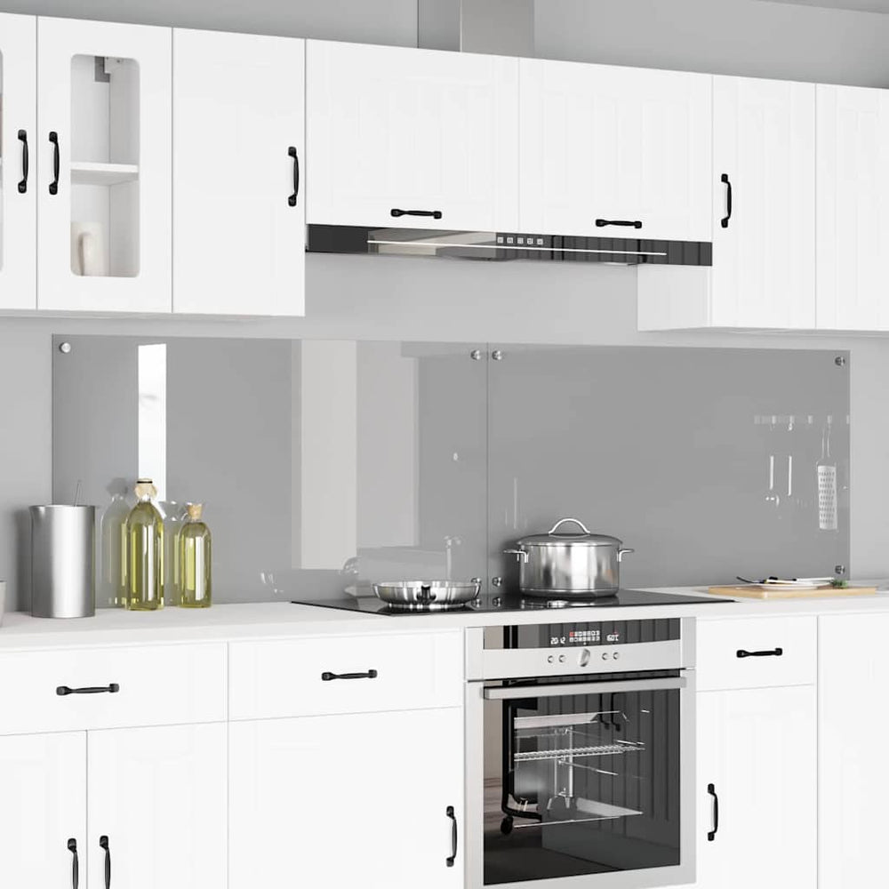 Virtuvės atbraila 2 pcs Šviesiai pilka 110 x 60 cm