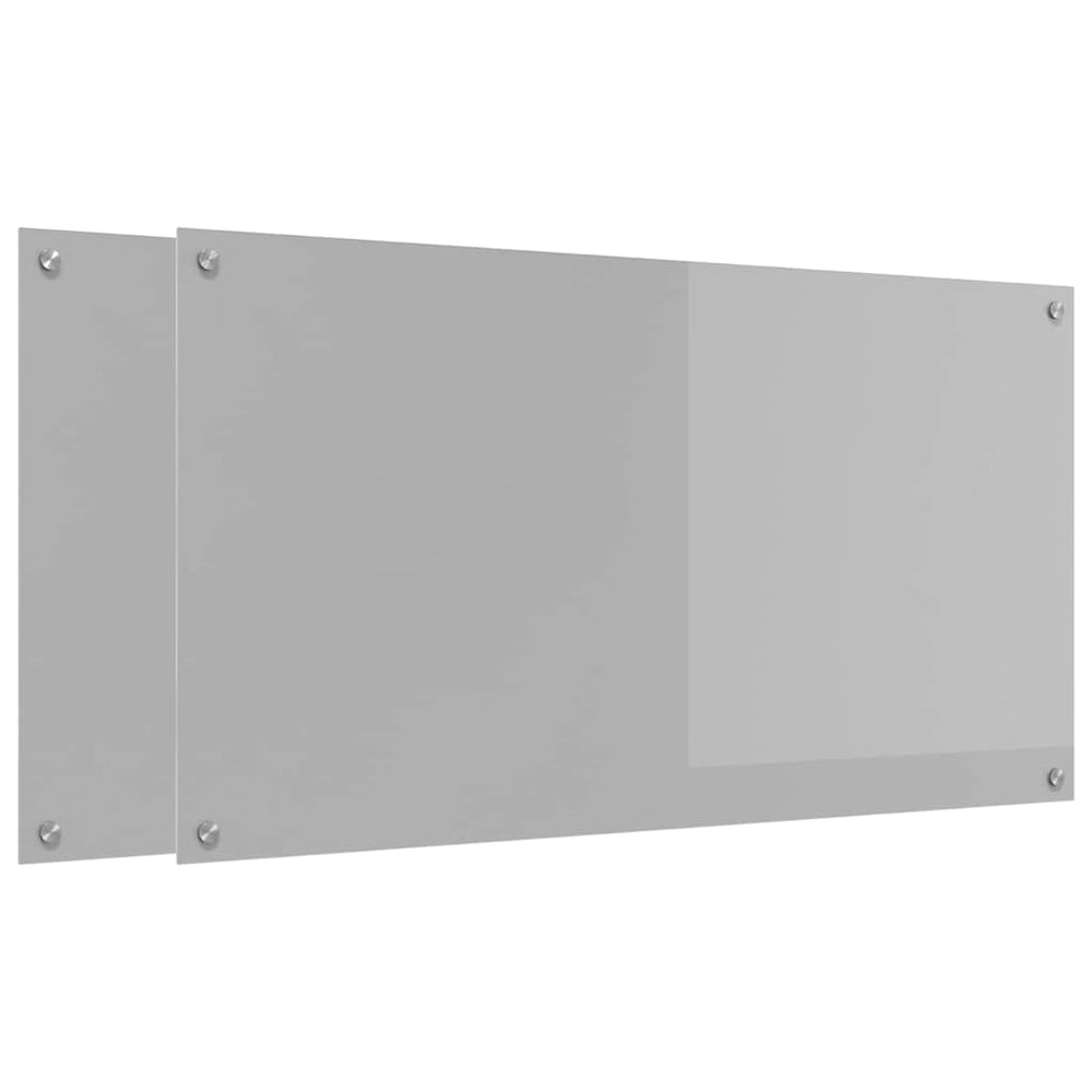 Virtuvės atbraila 2 pcs Šviesiai pilka 110 x 60 cm
