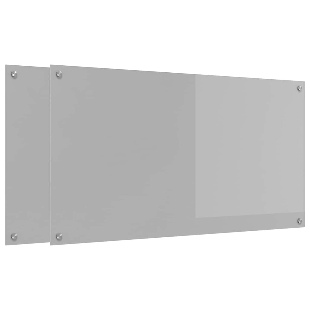 Virtuvės atbraila 2 pcs Šviesiai pilka 110 x 60 cm
