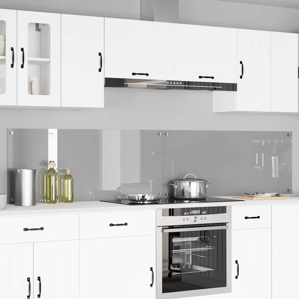 Virtuvės atbraila 2 pcs Šviesiai pilka 120 x 50 cm