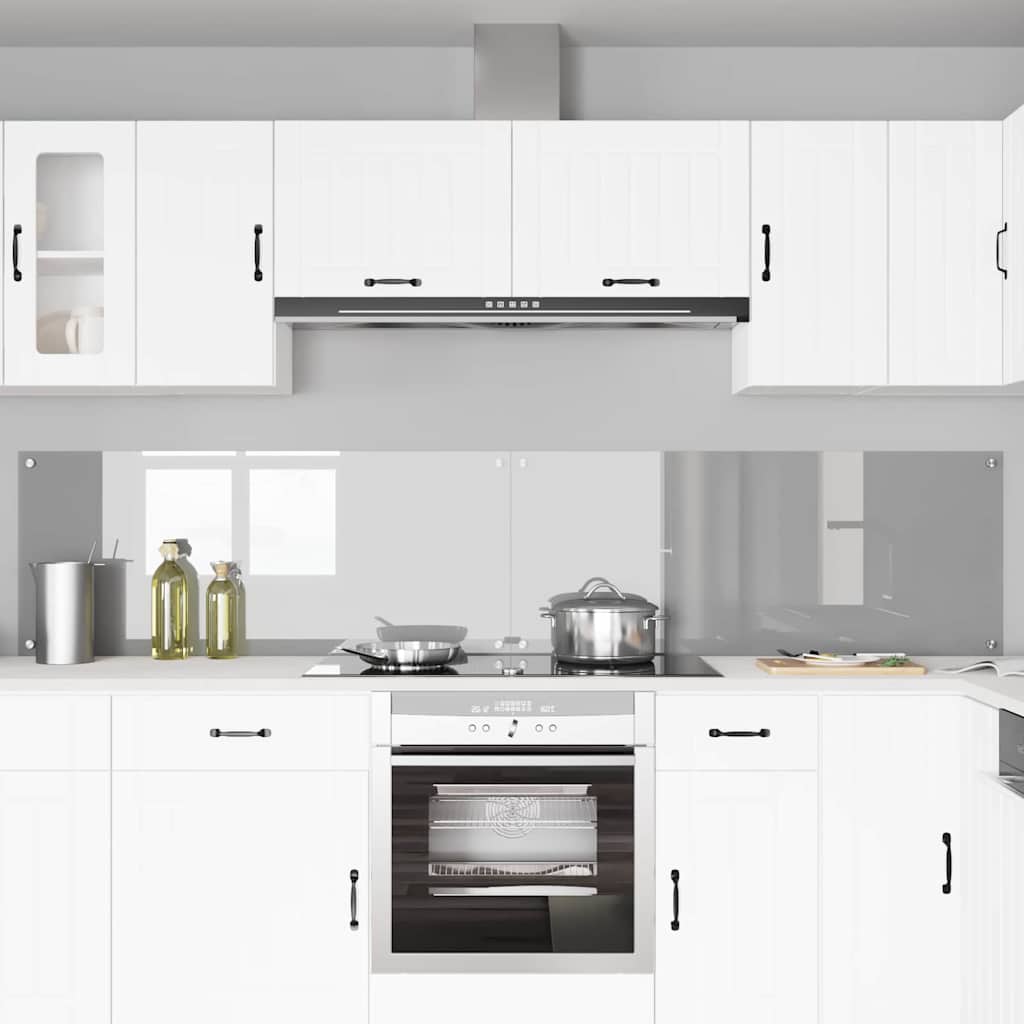 Virtuvės atbraila 2 pcs Šviesiai pilka 120 x 50 cm