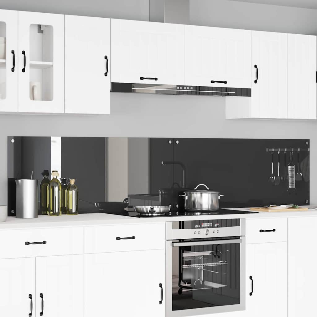 Virtuvės atbraila 2 pcs Tamsiai pilka 120 x 50 cm