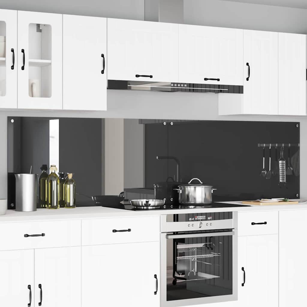 Virtuvės atbraila 2 pcs Tamsiai pilka 120 x 60 cm