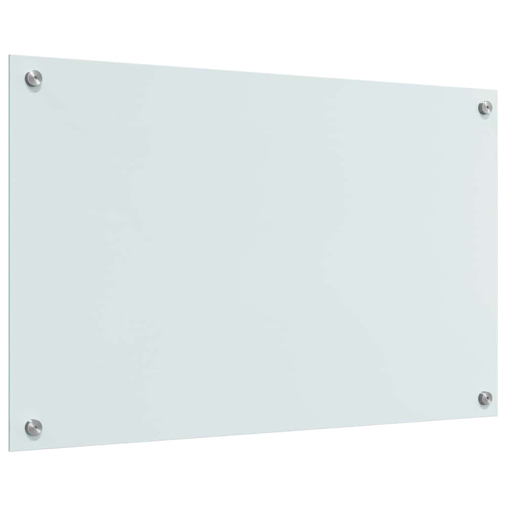 Kitchen back panel 2 pcs White 80 x 50 cm