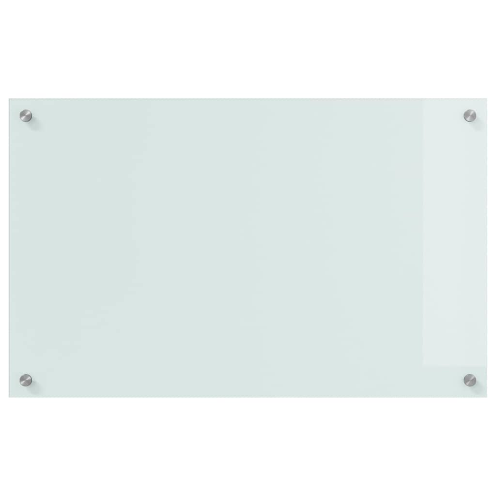 Kitchen back panel 2 pcs White 80 x 50 cm