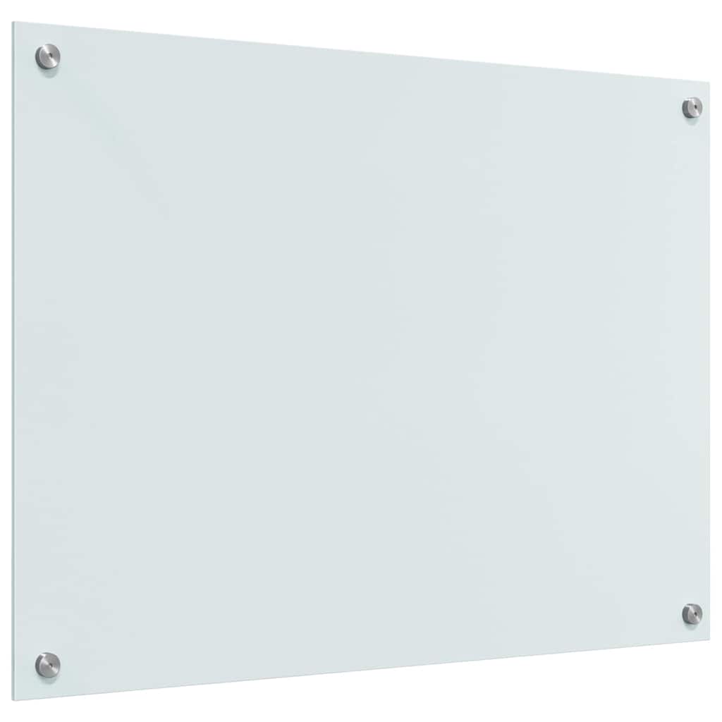 Kitchen back panel 2 pcs White 80 x 60 cm